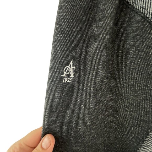 Straight Down 1925 Mens Half-Zip Pullover Sweatshirt Large Black Gray Streetwear - Picture 4 of 8